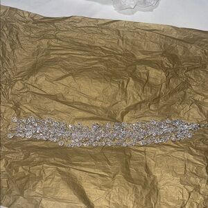 Elegant Silver Crystal Hair Accessory